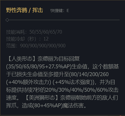 《英雄聯盟》狂野女獵手奈德麗技能加點推薦