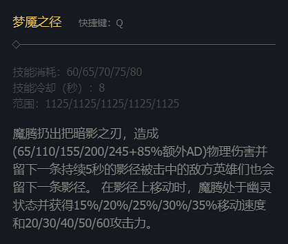 《英雄聯盟》永恒夢魘魔騰技能加點推薦