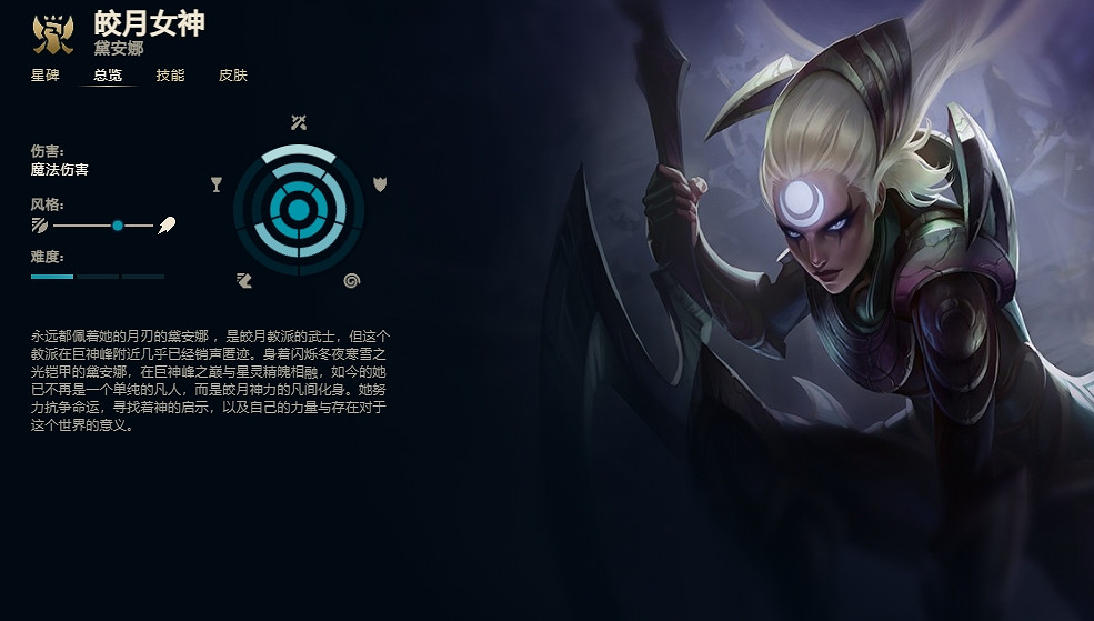 《英雄聯盟》皎月女神戴安娜技能加點推薦