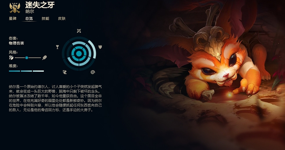 《英雄聯盟》迷失之牙納爾技能加點推薦