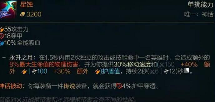 《lol》神話裝備—覽表