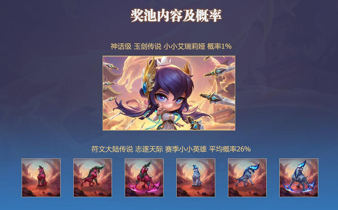 《lol》玉劍傳說小小艾瑞莉婭活動入口地址