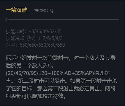 《英雄聯盟》賞金獵人厄運小姐技能加點推薦 《英雄聯盟》賞金獵人厄運小姐技能加點推薦