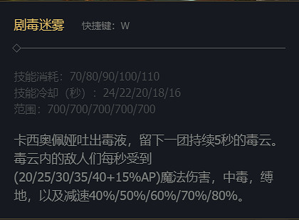 《英雄聯盟》魔蛇之擁卡西奧佩婭技能加點推薦