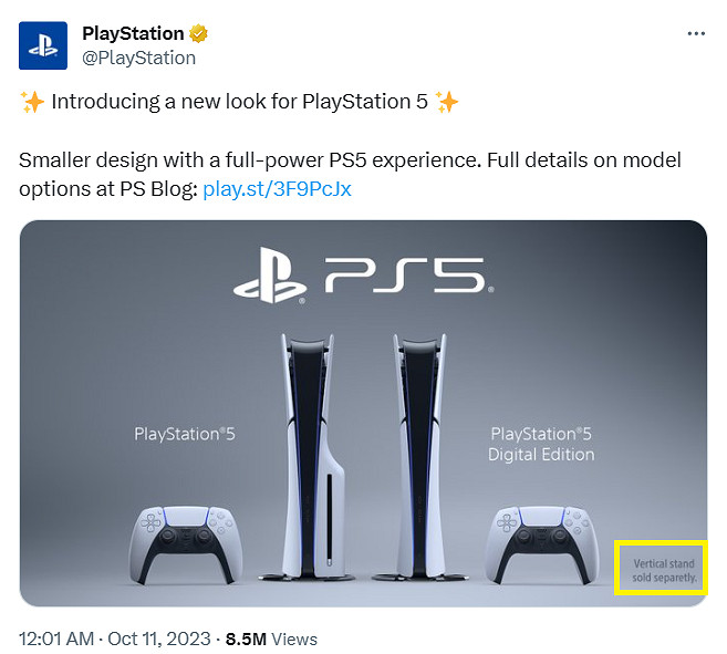 索尼PS5新機型官方宣傳圖中出現錯別字！被眾人嘲笑