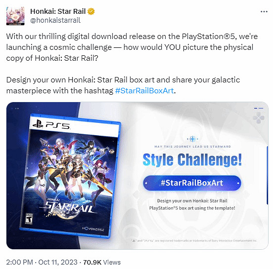 全是惡搞封面!《崩鐵》官方發起實體封面圖創意互動 全是惡搞封面!《崩鐵》官方發起實體封面圖創意互動