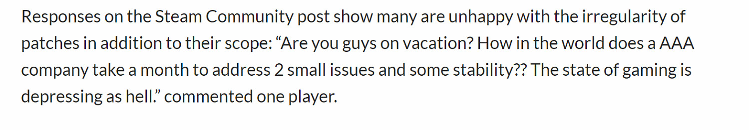 開發者都度假去了?玩家吐槽《星空》新更新檔內容太少 開發者都度假去了?玩家吐槽《星空》新更新檔內容太少