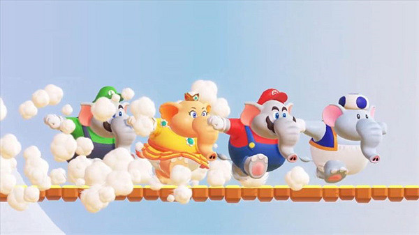 《超級瑪利歐兄弟Wonder》發布“大象變身篇”預告片 《超級瑪利歐兄弟Wonder》發布“大象變身篇”預告片