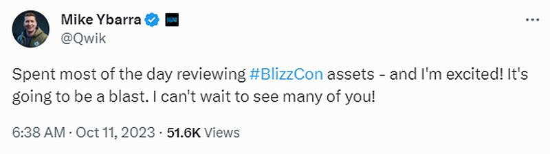 暴雪總裁：今年嘉年華將異常精彩 相當炸裂喲！