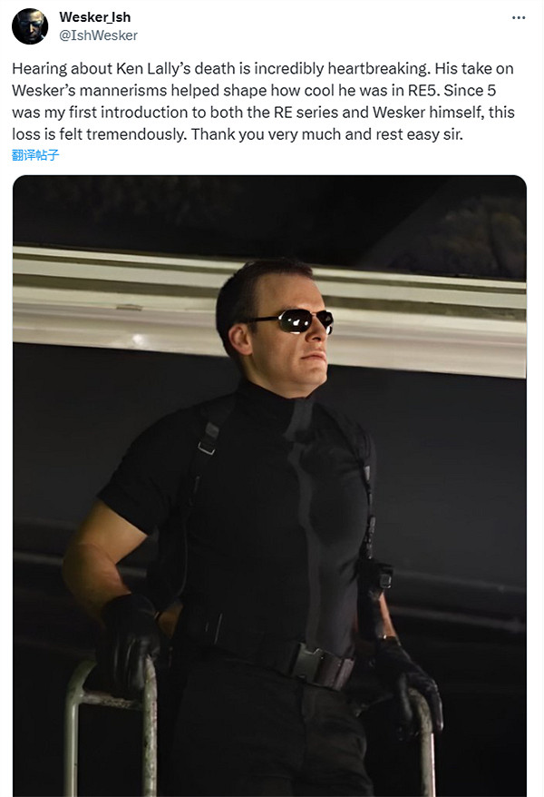 哀悼!《惡靈古堡5》威斯克扮演者Ken Lally意外去世 哀悼!《惡靈古堡5》威斯克扮演者Ken Lally意外去世