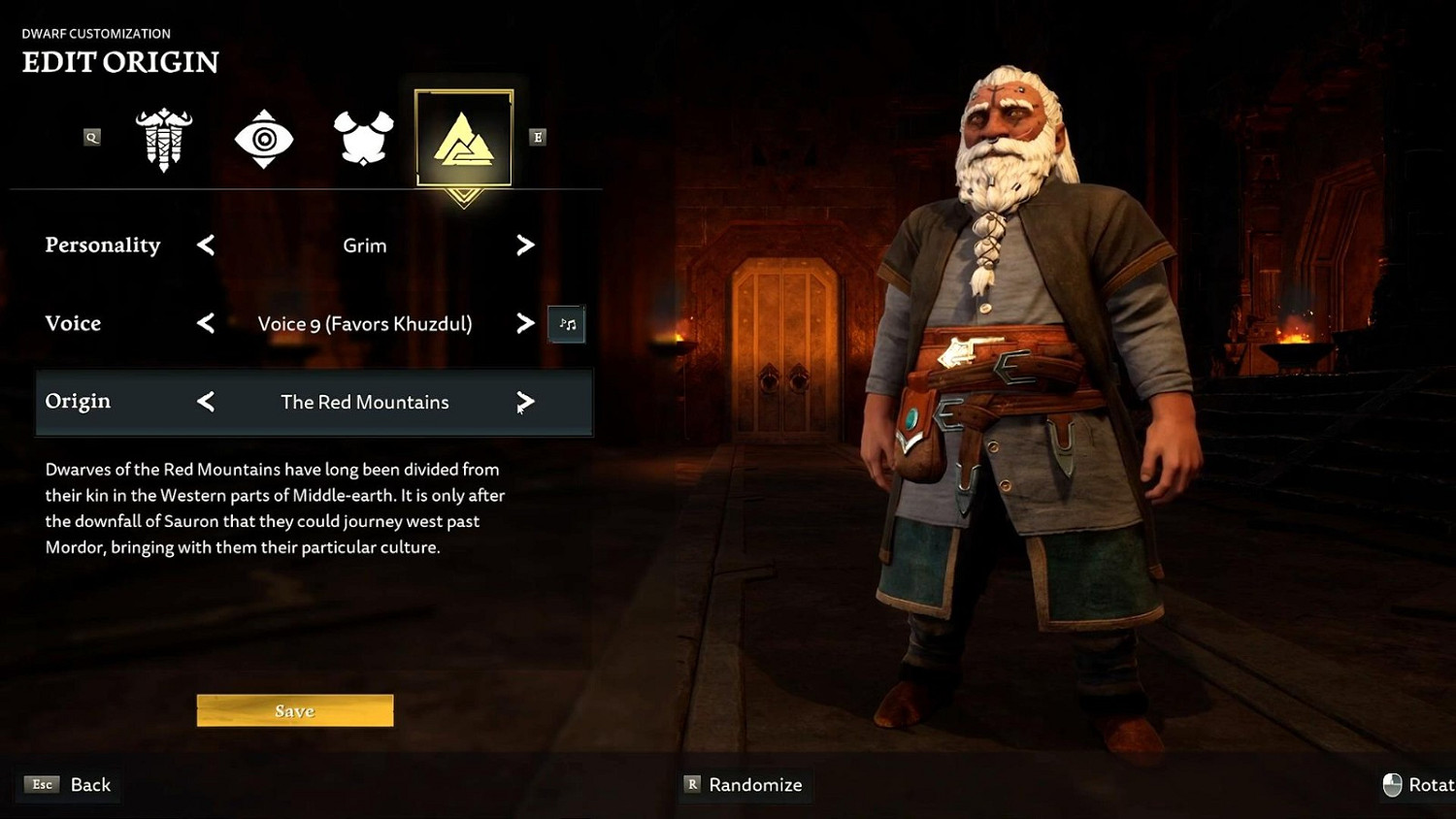 《魔戒:重返莫瑞亞》捏人展示 打造你喜愛的矮人 《魔戒:重返莫瑞亞》捏人展示 打造你喜愛的矮人