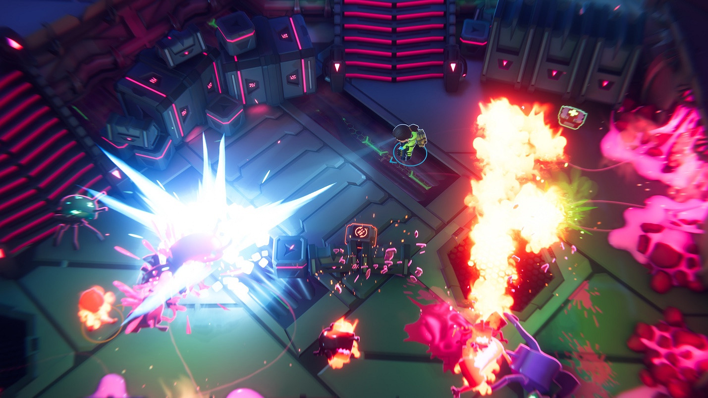 動作連線多人俯視射擊遊戲《霓虹入侵者》推出首個DLC!挑戰升級! 動作連線多人俯視射擊遊戲《霓虹入侵者》推出首個DLC!挑戰升級!