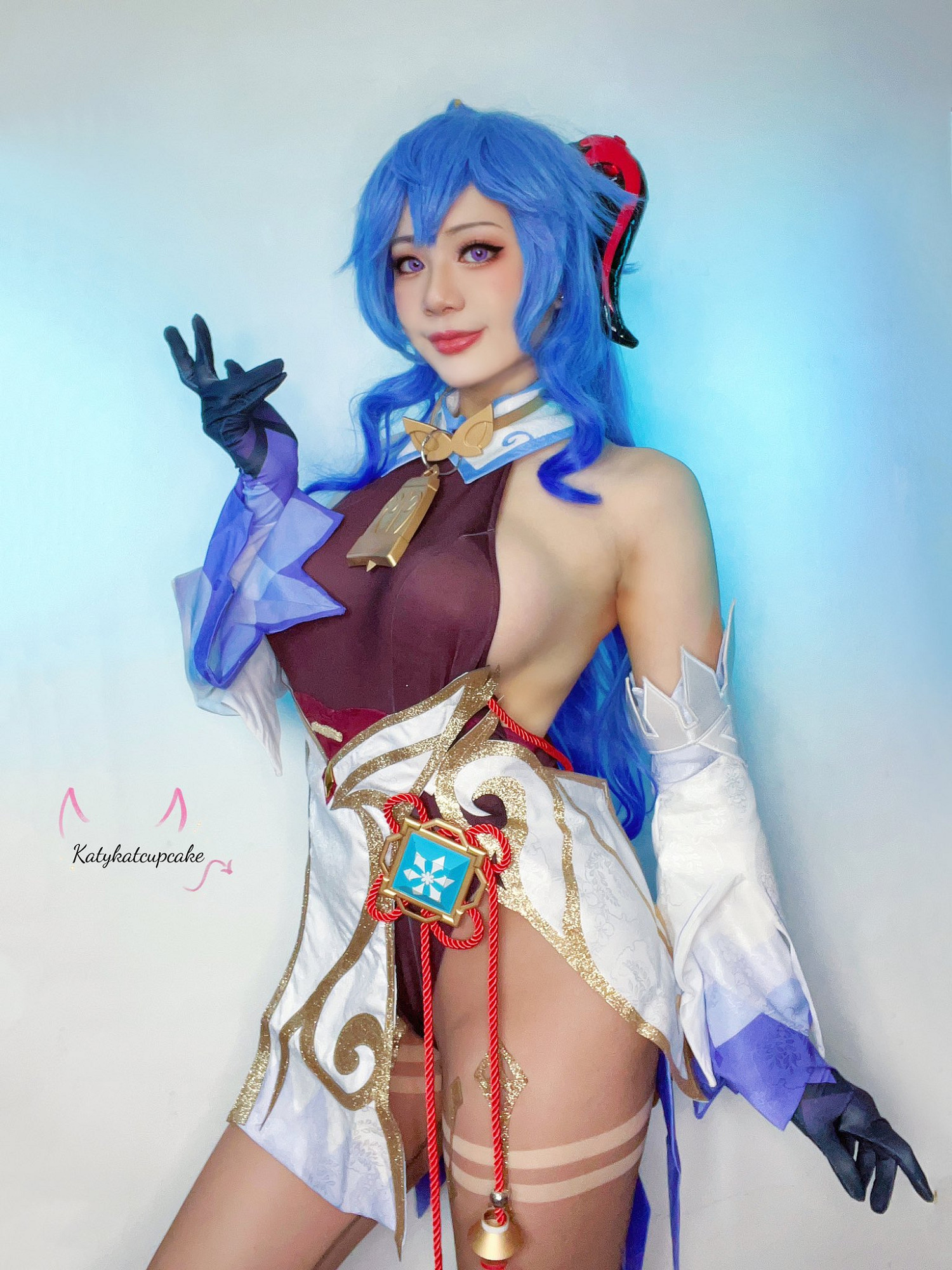 上衣怕不是要撐開!國外小姐姐COS《原神》性感甘雨 上衣怕不是要撐開!國外小姐姐COS《原神》性感甘雨