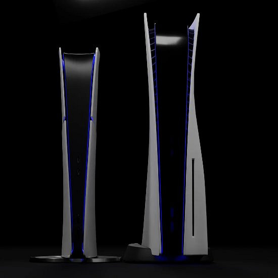 體積大瘦身了!網友發布新老版本PS5 3D模型對比圖 體積大瘦身了!網友發布新老版本PS5 3D模型對比圖