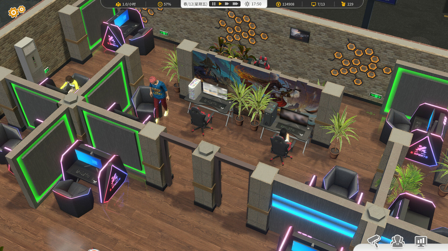 模擬經營+建造遊戲《網咖進化論》Steam頁面上線 發售日期待定