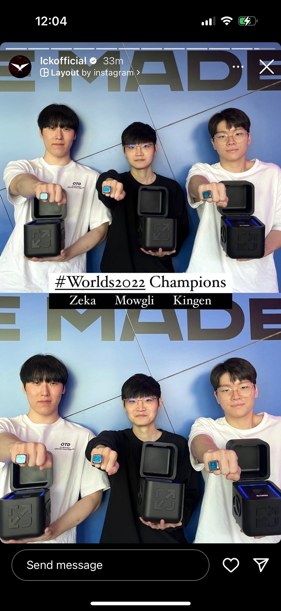 賽前先炫耀一波！《LOL》DRX隊員集體曬出S12冠軍戒指