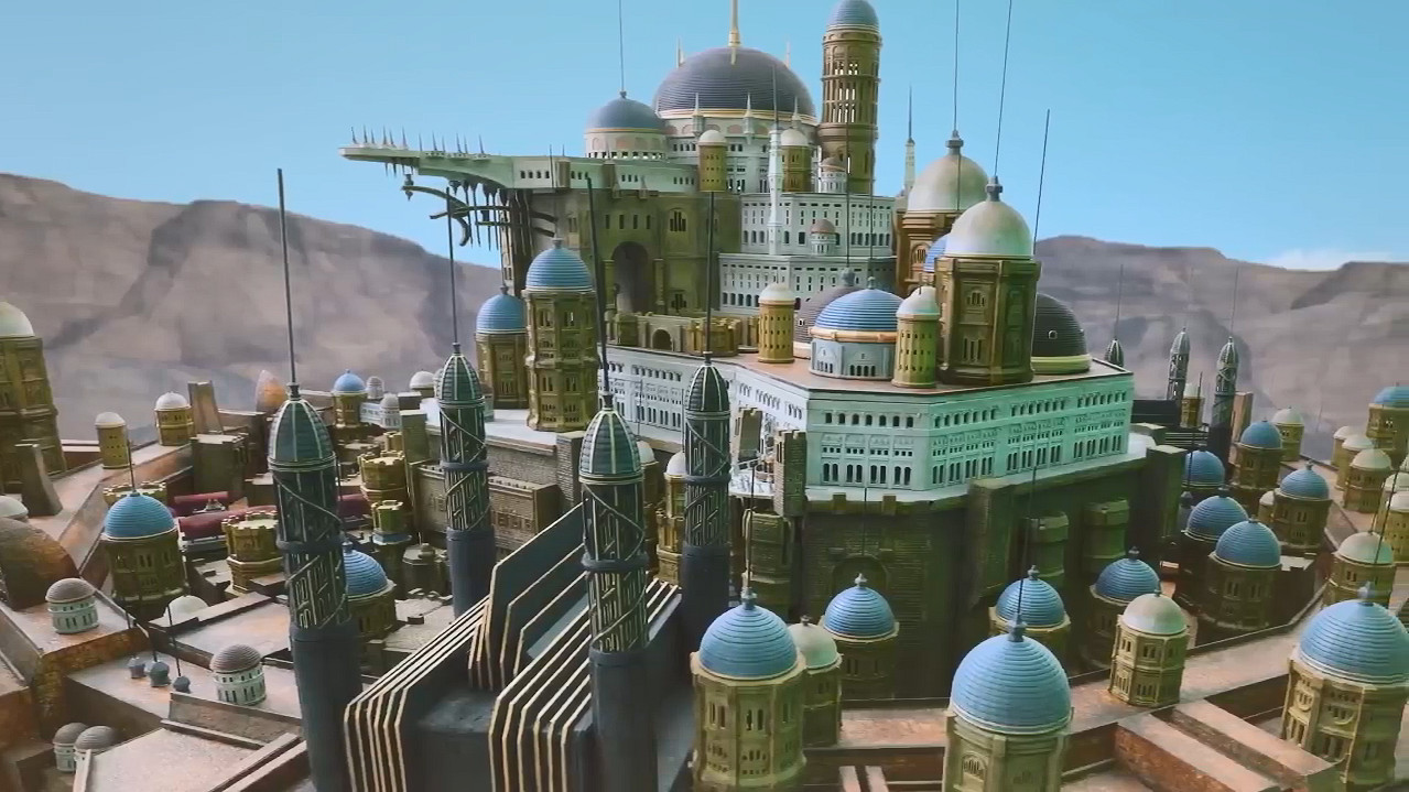 《FF14》“重生之境”10周年紀念 希望之都微縮作品 《FF14》“重生之境”10周年紀念 希望之都微縮作品