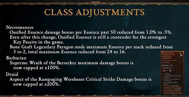 《暗黑破壞神4》1.2.1更新內容預覽 第二賽季有什麽改動