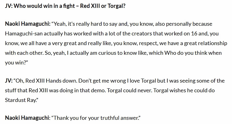 《最終幻想7：重生》導演稱與《FF16》團隊關係很好！