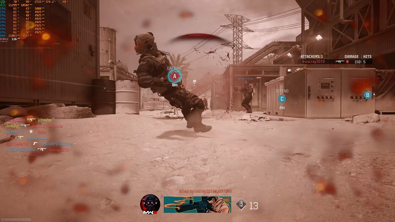 外媒測《決勝時刻:現代戰爭3》4090原生4K幀數表現