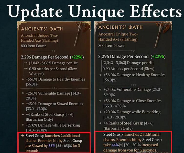 《暗黑破壞神4》1.2.1更新內容預覽 第二賽季有什麽改動