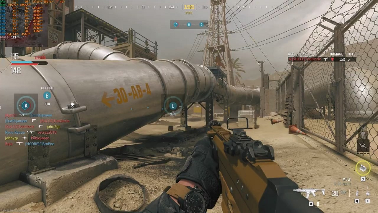 外媒測《決勝時刻:現代戰爭3》4090原生4K幀數表現