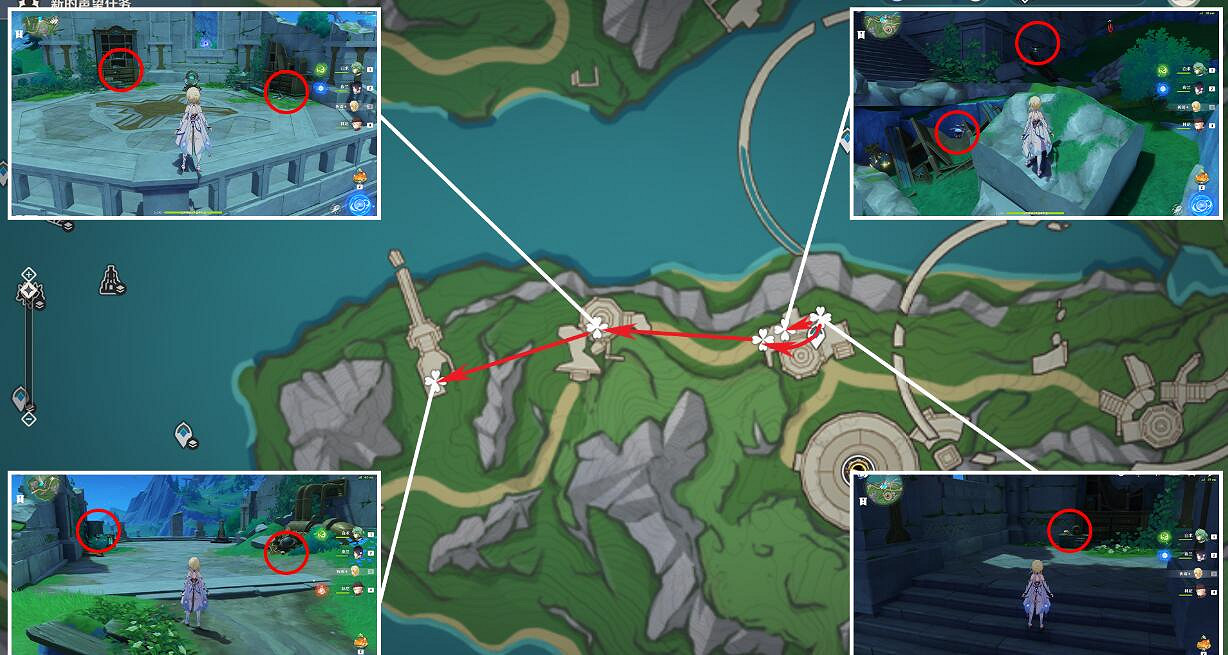 《原神》子探測單元在哪收集 子探測單元分布路線圖