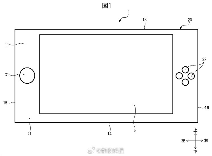 任天堂下一代掌機外觀專利曝光 形似Switch Lite！