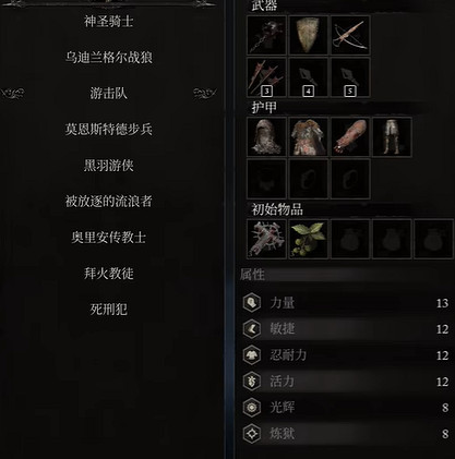 《墮落之主》全職業初始屬性一覽 職業初始屬性匯總 《墮落之主》全職業初始屬性一覽 職業初始屬性匯總