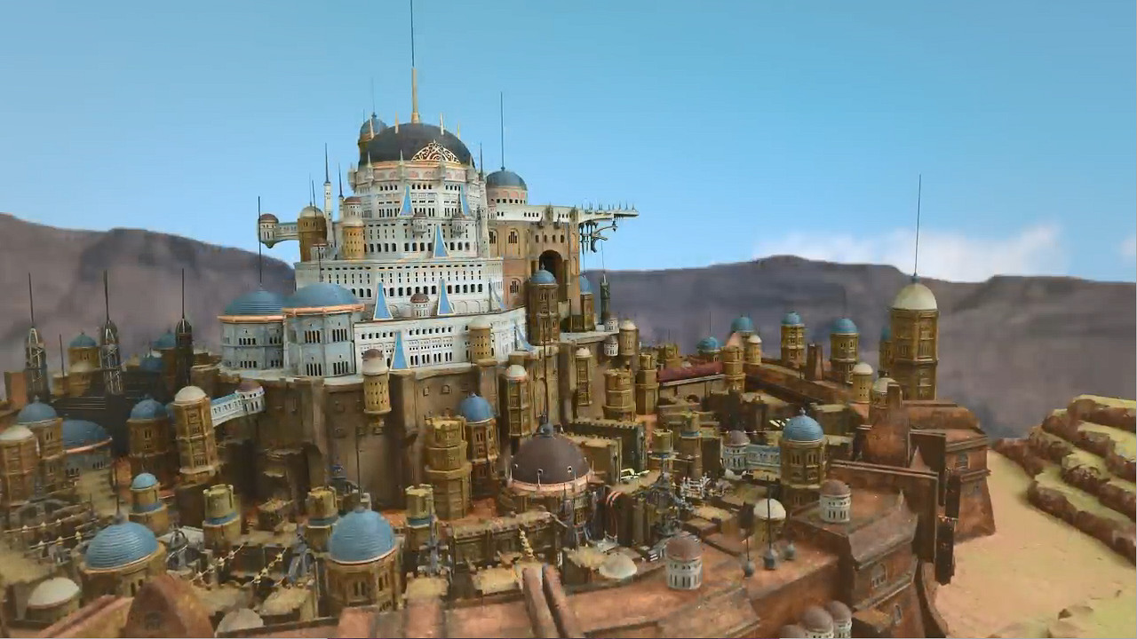 《FF14》“重生之境”10周年紀念 希望之都微縮作品 《FF14》“重生之境”10周年紀念 希望之都微縮作品