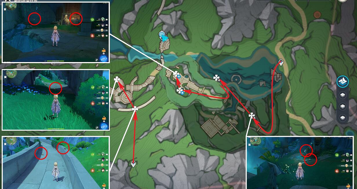 《原神》子探測單元在哪收集 子探測單元分布路線圖