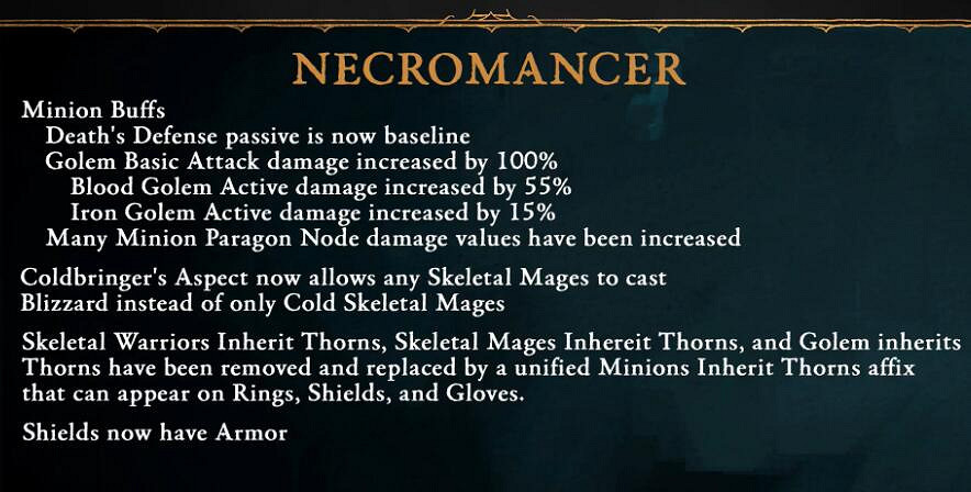 《暗黑破壞神4》1.2.1更新內容預覽 第二賽季有什麽改動