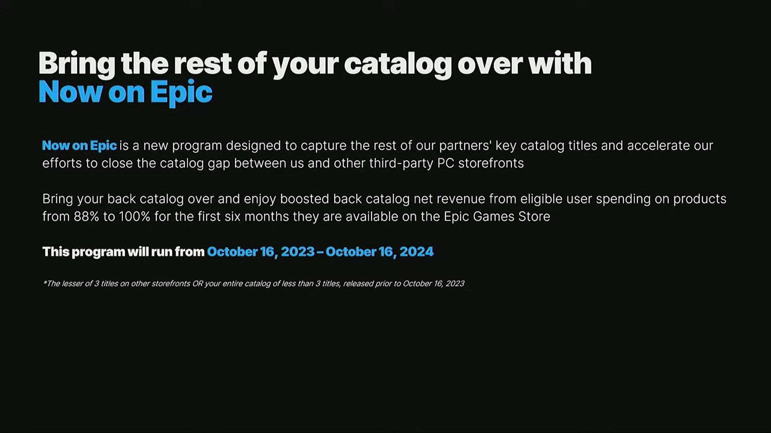 Epic商城未來計劃：會繼續送遊戲！將優化性能體驗！