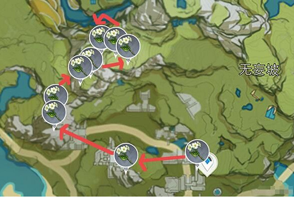 原神2023清心採集點大全