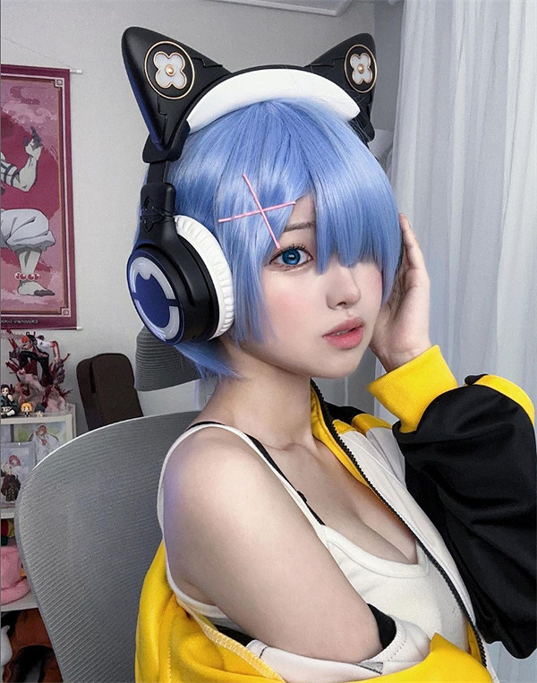 韓國萌妹COS《OW》D.Va:可愛且精致 經典連體衣超還原