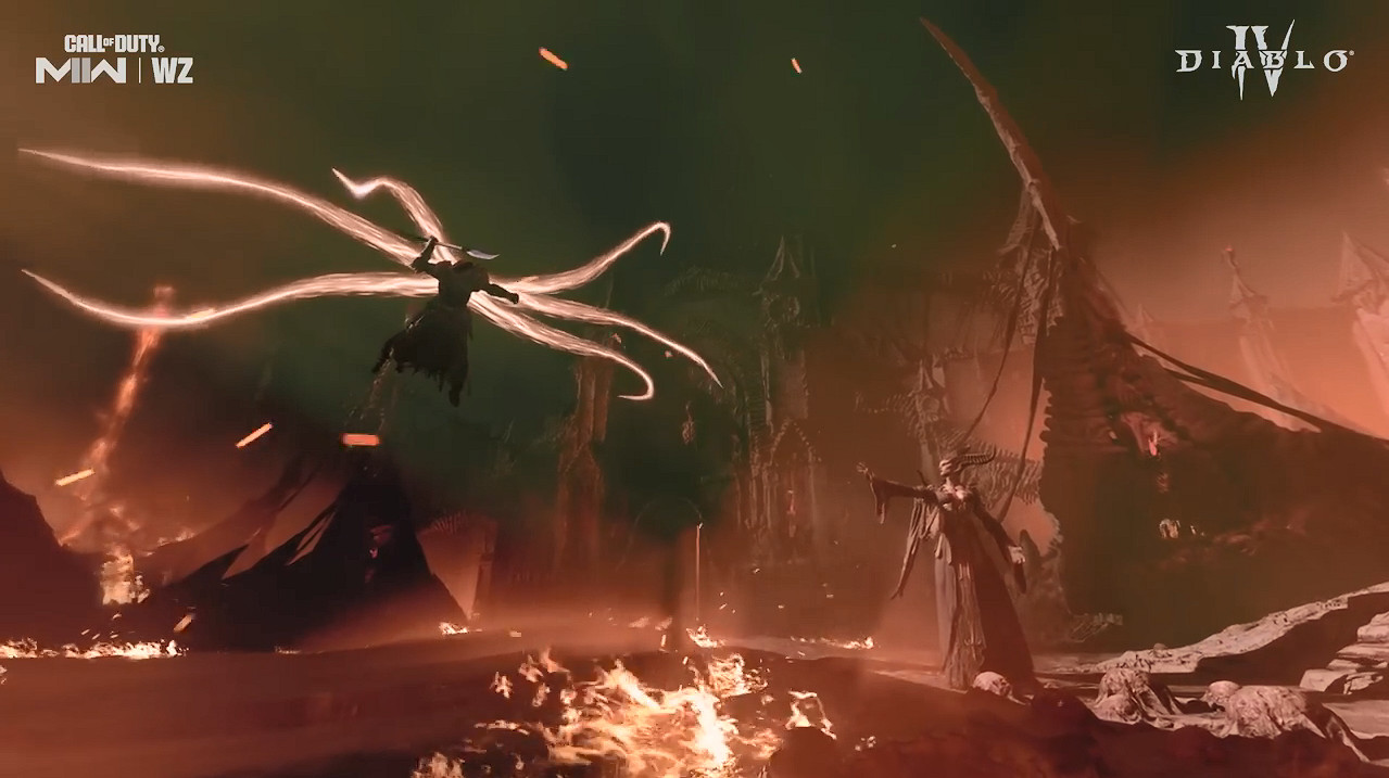 起猛了 莉莉絲拿槍了？《COD》連動《暗黑4》預告