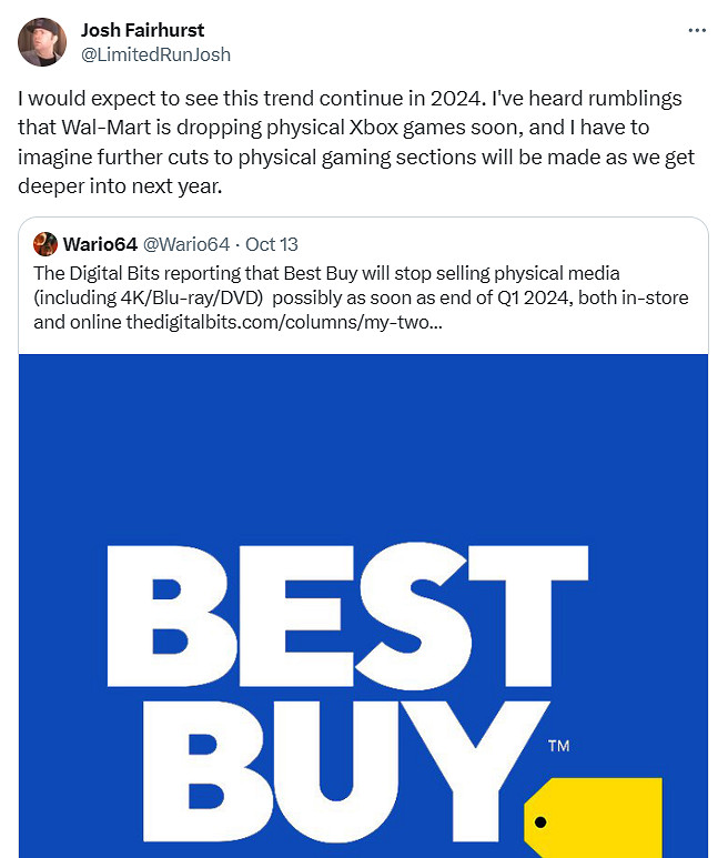 遊戲光碟難賣？曝沃爾瑪將放棄Xbox實體遊戲銷售業務！