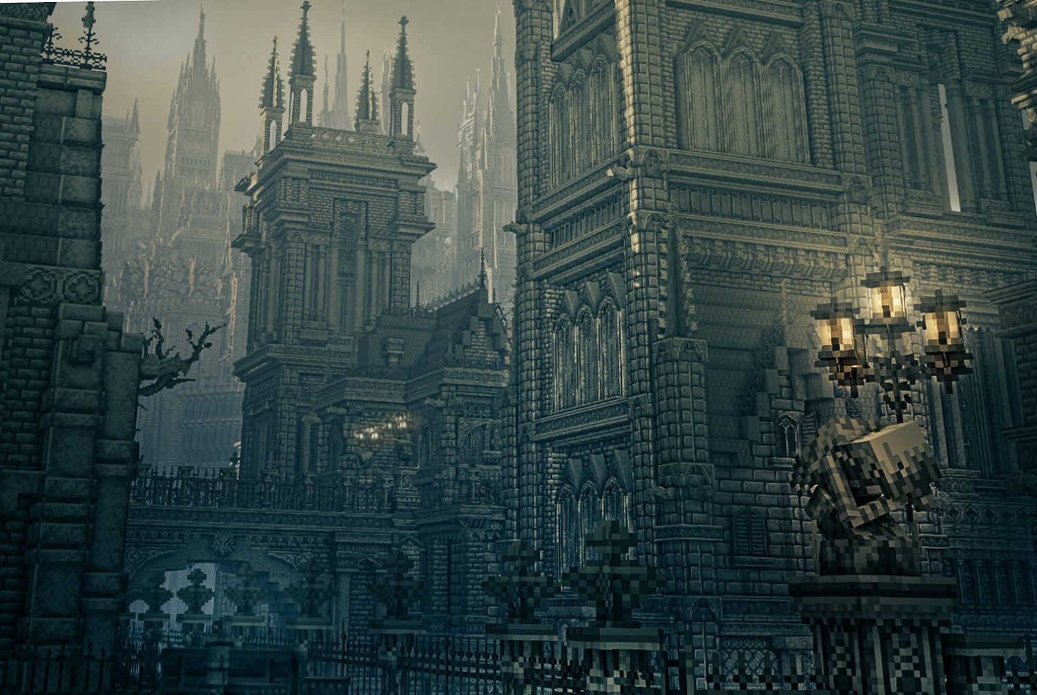 飯製《當個創世神麥塊》x《血源詛咒》重製項目截圖/展示！