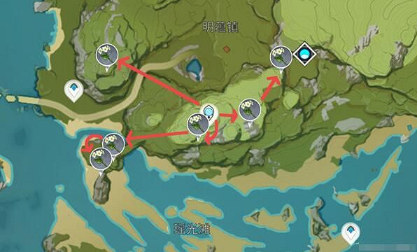 原神2023清心採集點大全