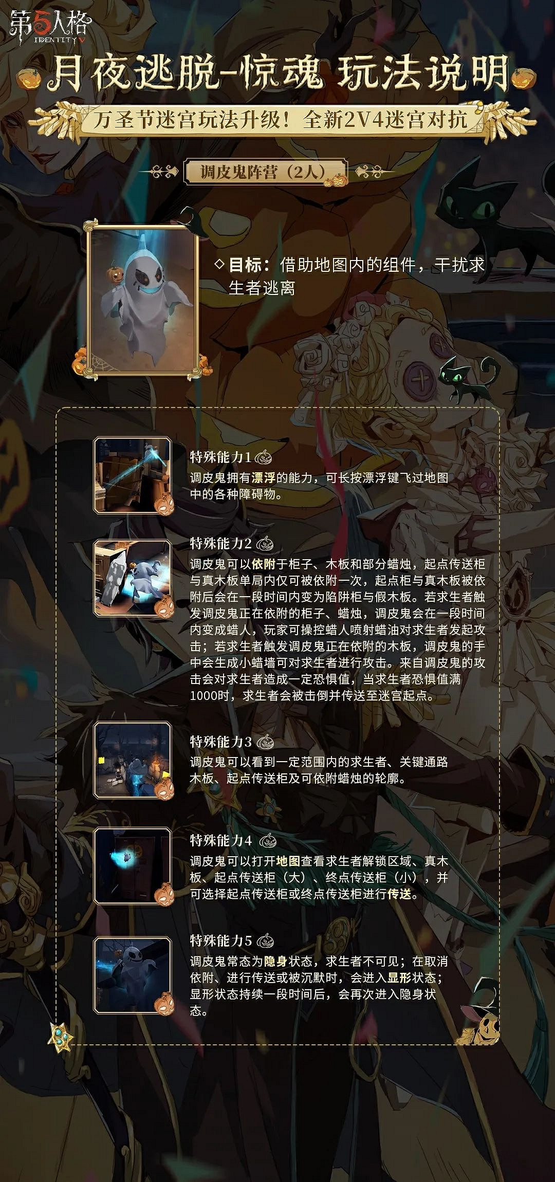 《第五人格》月夜逃脫驚魂玩法攻略 月夜逃脫驚魂怎麽玩 《第五人格》月夜逃脫驚魂玩法攻略 月夜逃脫驚魂怎麽玩