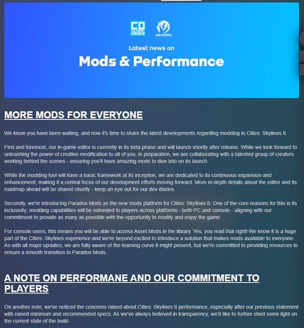 《大都會:天際2》即將發售 P社提醒可能會遇到性能問題 《大都會:天際2》即將發售 P社提醒可能會遇到性能問題