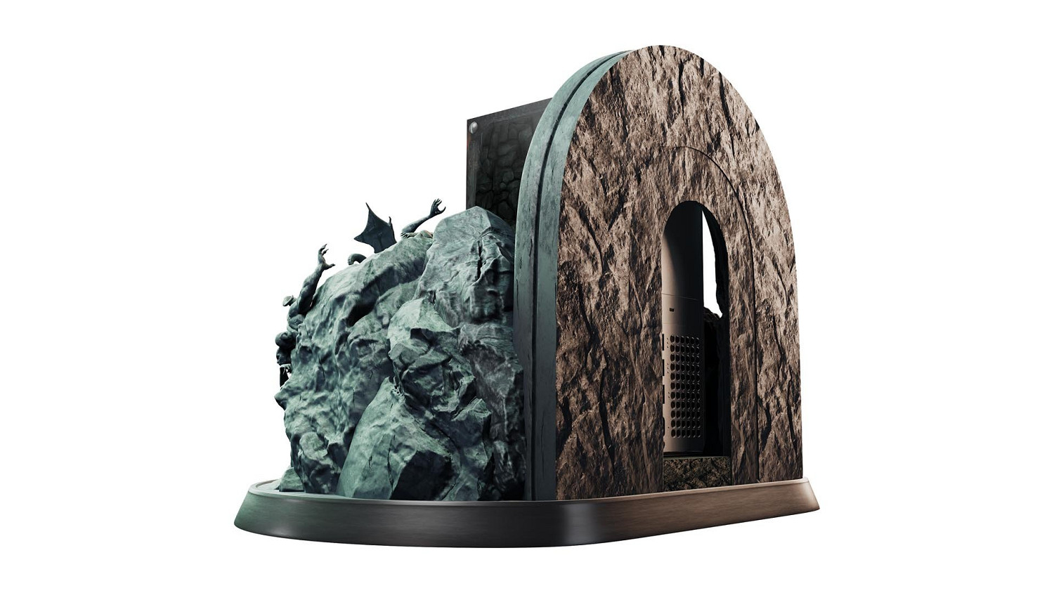 地獄之門造型帥炸！《暗黑4》主題官方定製XSX主機公布