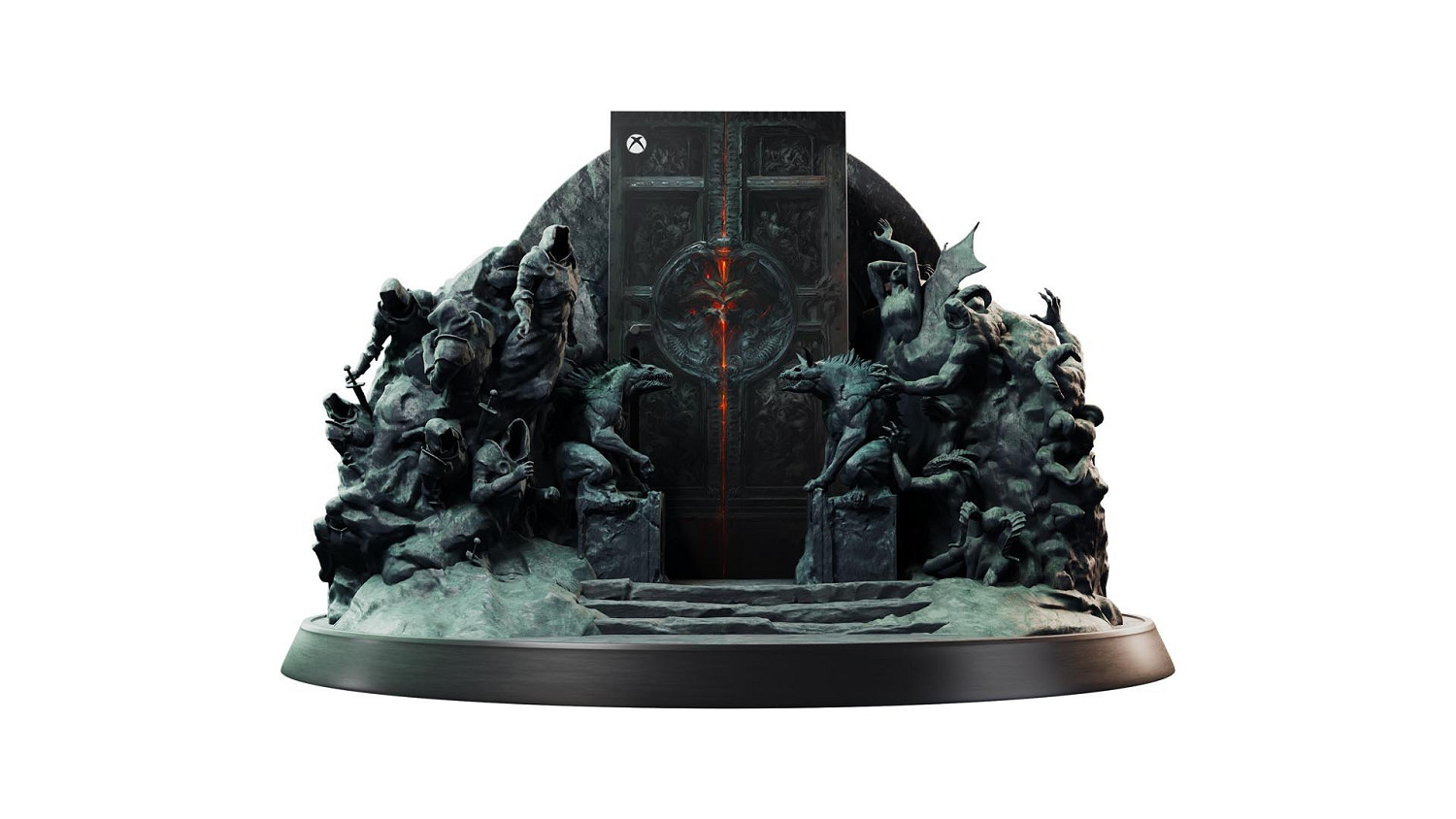 地獄之門造型帥炸！《暗黑4》主題官方定製XSX主機公布