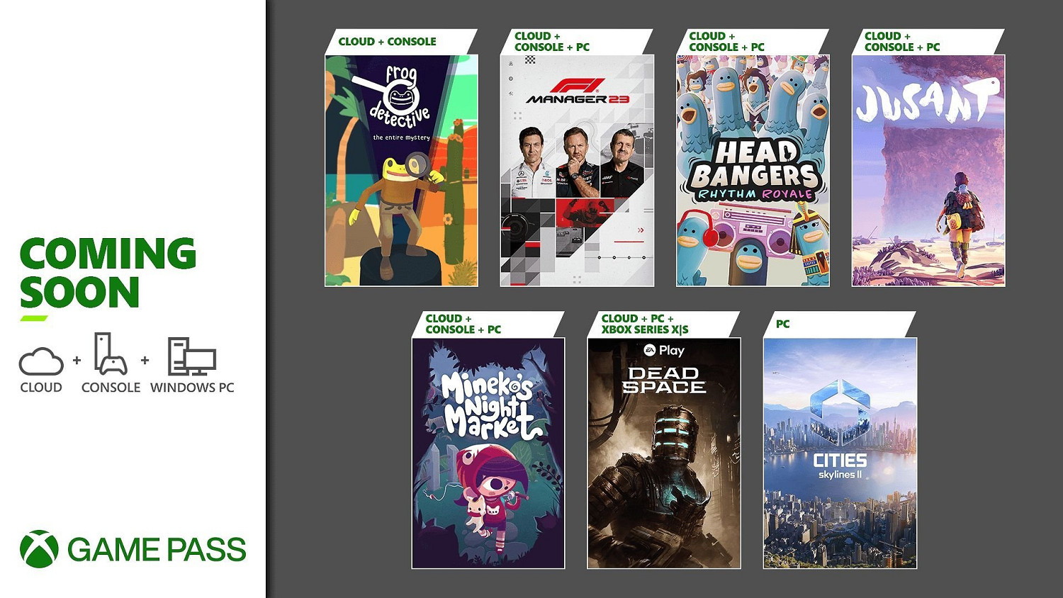 微軟公布Xbox Game Pass 在10月下旬的新增遊戲 微軟公布Xbox Game Pass 在10月下旬的新增遊戲