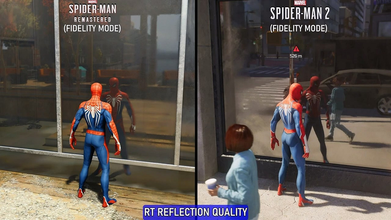 《漫威蜘蛛人2》與前作畫面對比：光影效果更加逼真