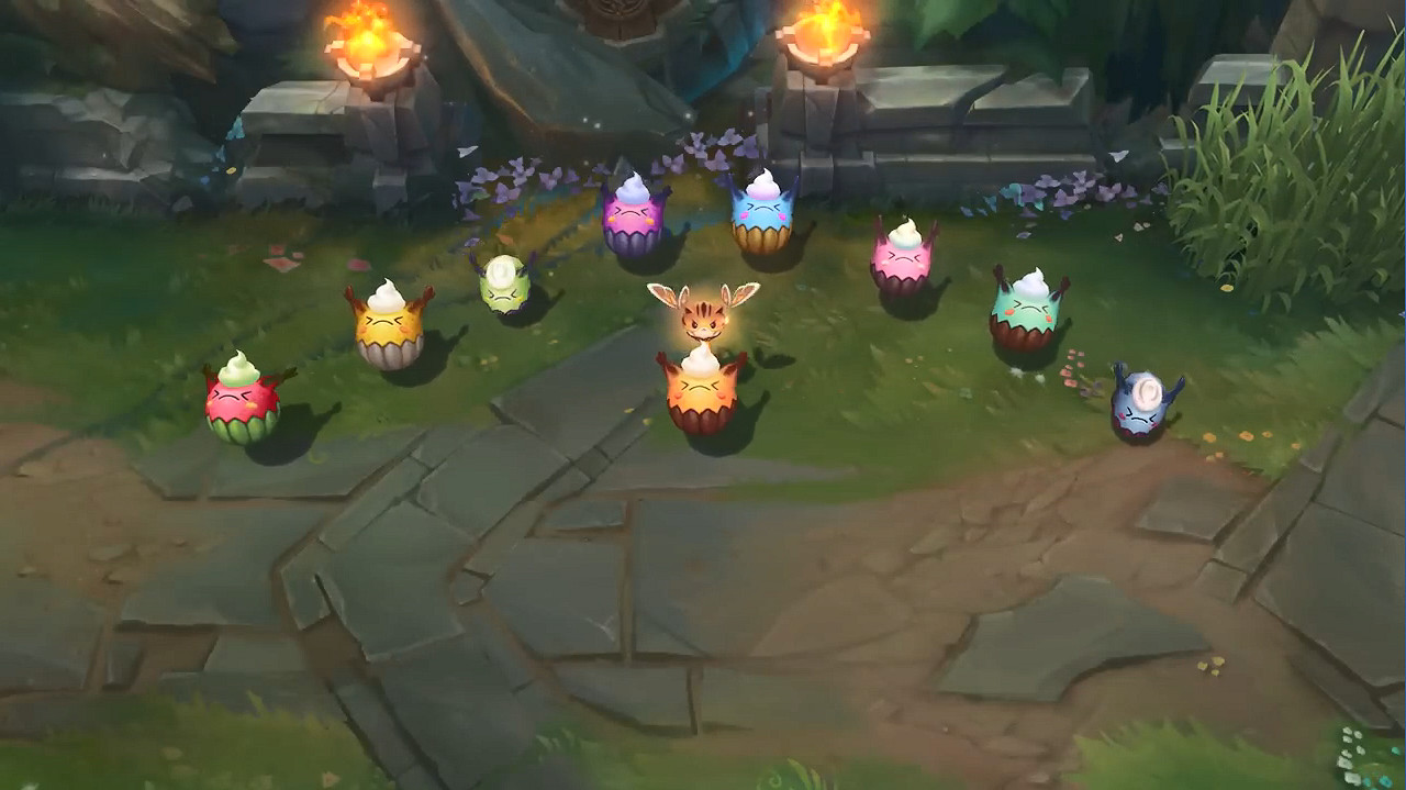 你也想變小蛋糕？《LOL》“咖啡甜心”璐璐皮膚展示