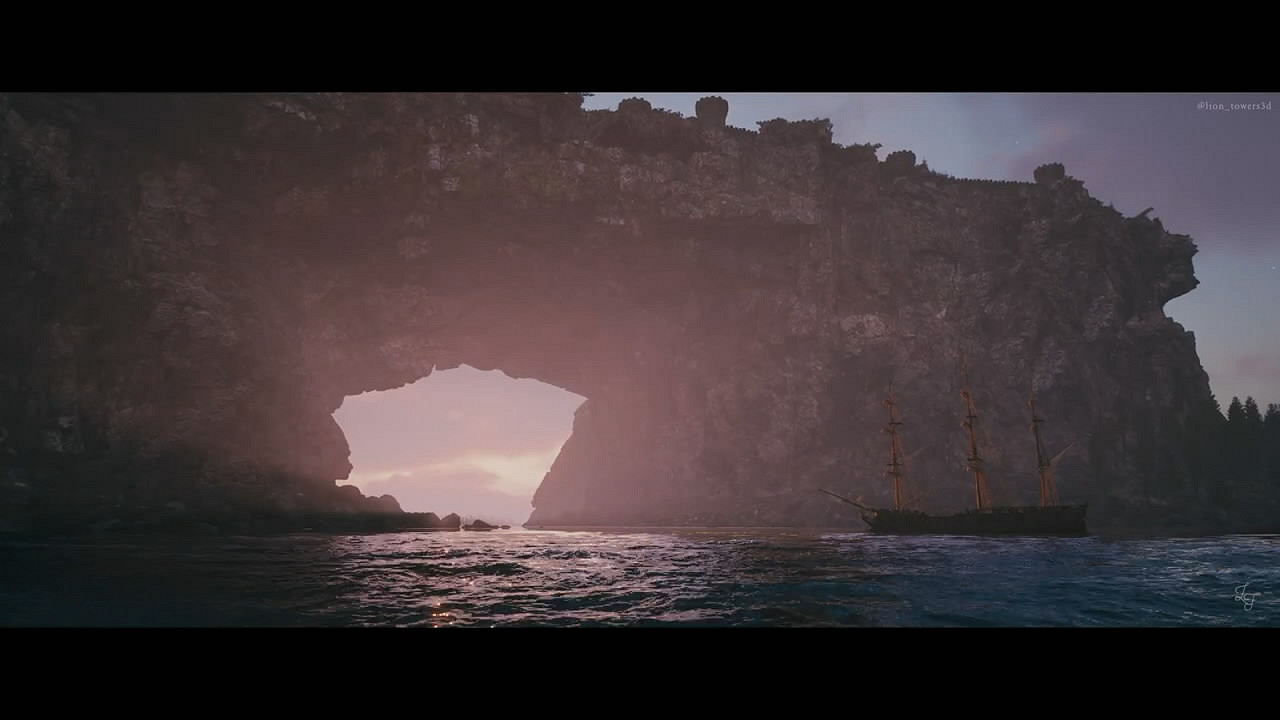 藝術家虛幻引擎5重製《上古卷軸V:無界天際》孤獨城 展示 藝術家虛幻引擎5重製《上古卷軸V:無界天際》孤獨城 展示