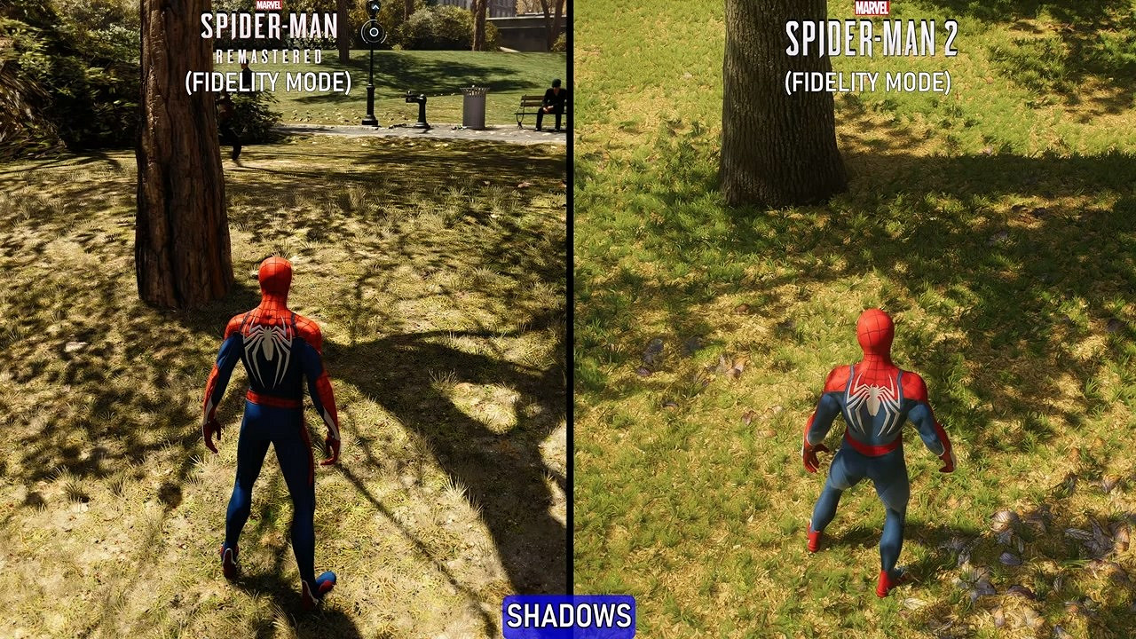 《漫威蜘蛛人2》與前作畫面對比：光影效果更加逼真