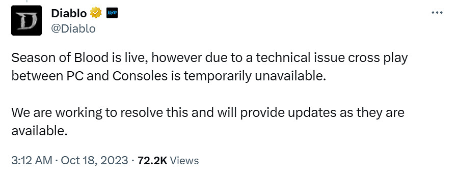 《暗黑4》第二賽季未按時解鎖 臨上線前暴雪才發現問題