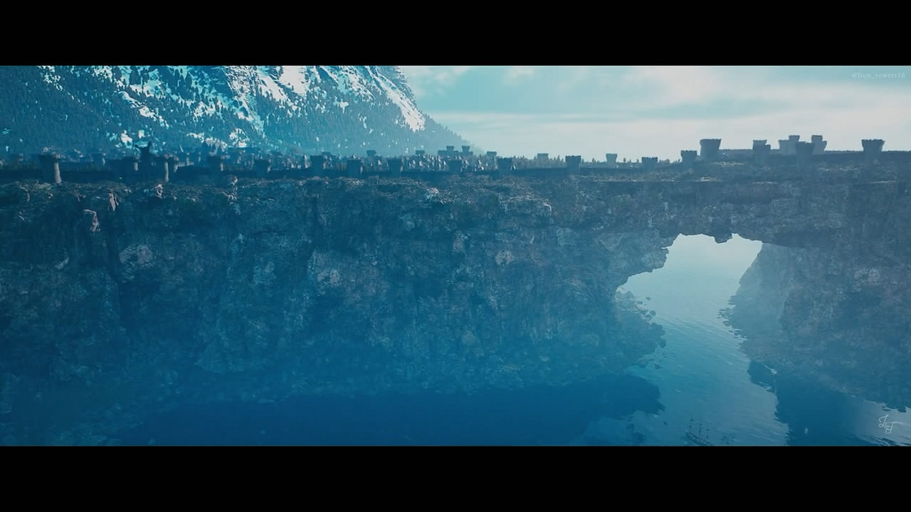 藝術家虛幻引擎5重製《上古卷軸V:無界天際》孤獨城 展示 藝術家虛幻引擎5重製《上古卷軸V:無界天際》孤獨城 展示